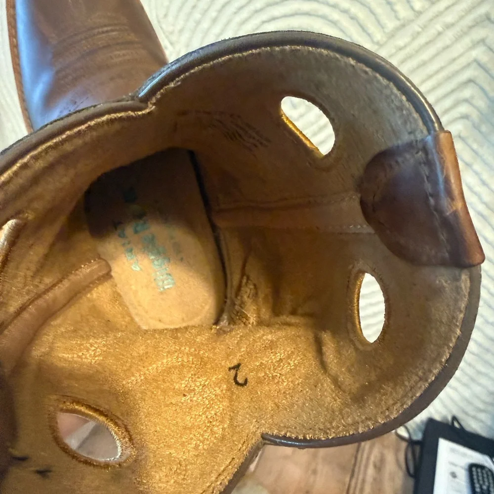Ariat Brown and Black Kids Western Pull-On Boots